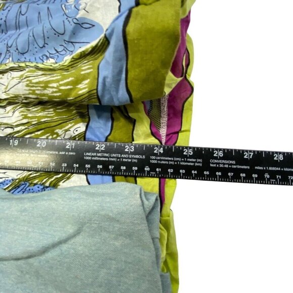 FORLA PARIS Mini Dress NWT Spaghetti Straps Sundress Flowy Multicolor L 65-5 - Picture 14 of 16